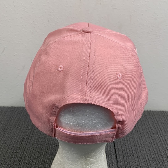 The Party Baseball Hat Womens One Size Pink Blush White Strapback Gertex - Picture 7 of 12